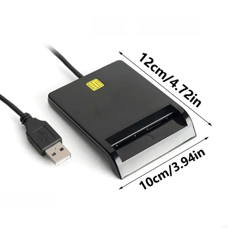 E65E ตัวอ่านการ์ดอัจฉริยะพกพาสากลสำหรับบัตรบัตรธนาคารการระบุบัตร CAC DNIE IC CARD