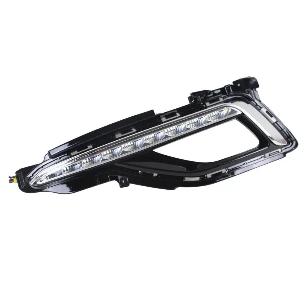 لشركة هيونداي سوناتا 2015 2016 2017 LED DRL النهار تشغيل مصابيح أضواء الضباب + غطاء