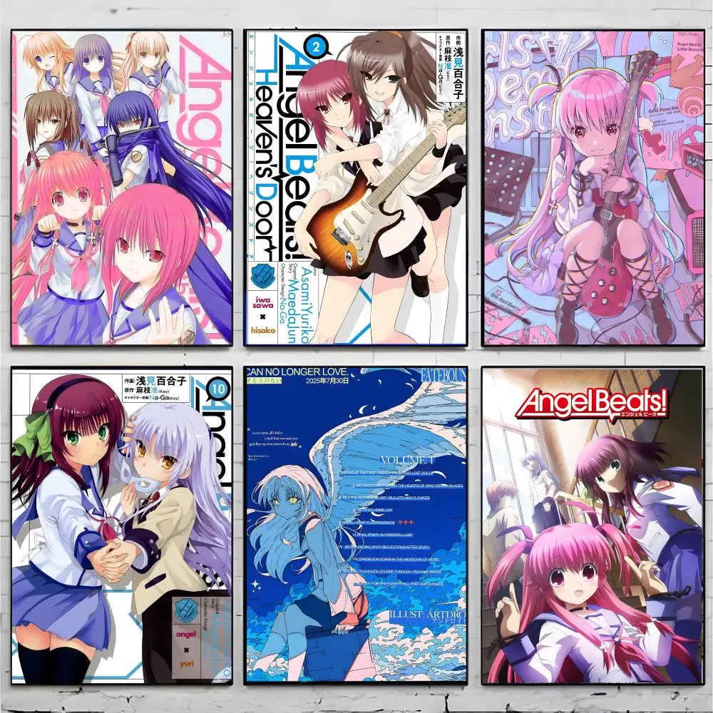 Emotional Anime Angel Beats Poster Superior Home Space  Indoor Decorative Art & Home Decor