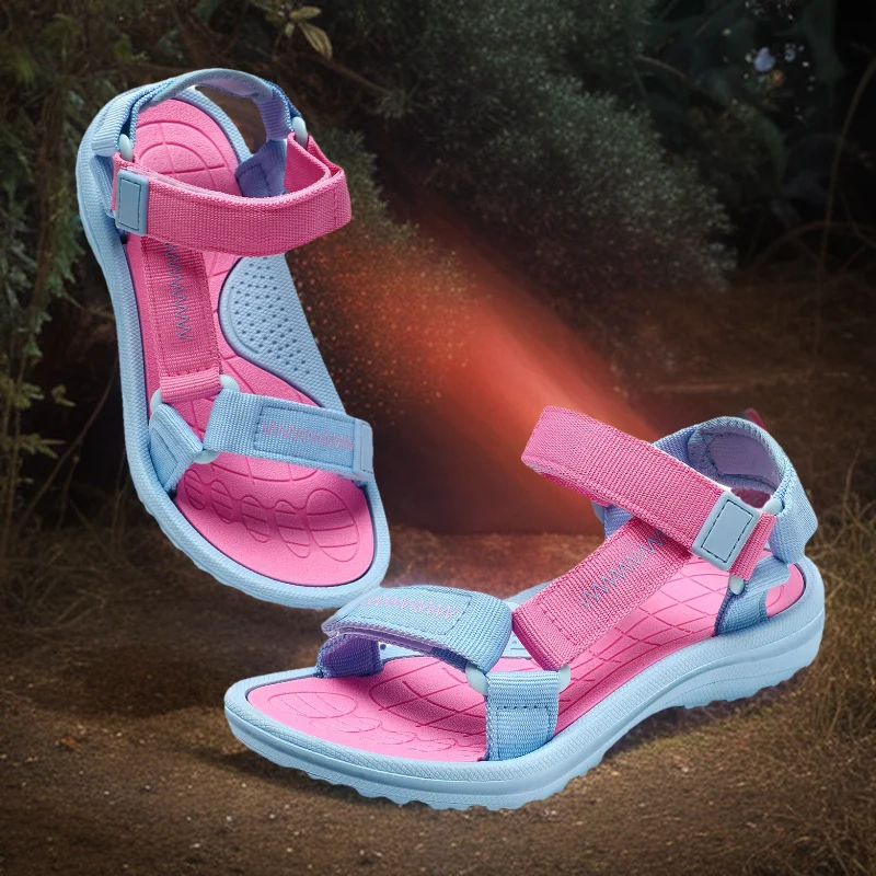 Children's Sandals Boys Girls Breathable Summer Sport for Outdoor Beach Shoes Open-Toe Comfortable Walking Sandalies Size30-38
