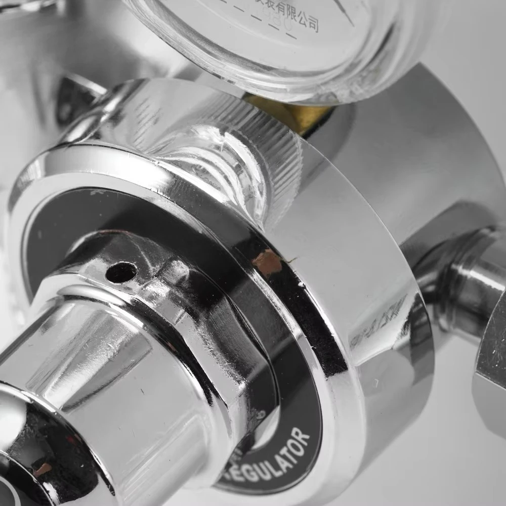 

CO2 gas flowmeter CO2 tank regulator with 8mm push-fit connection