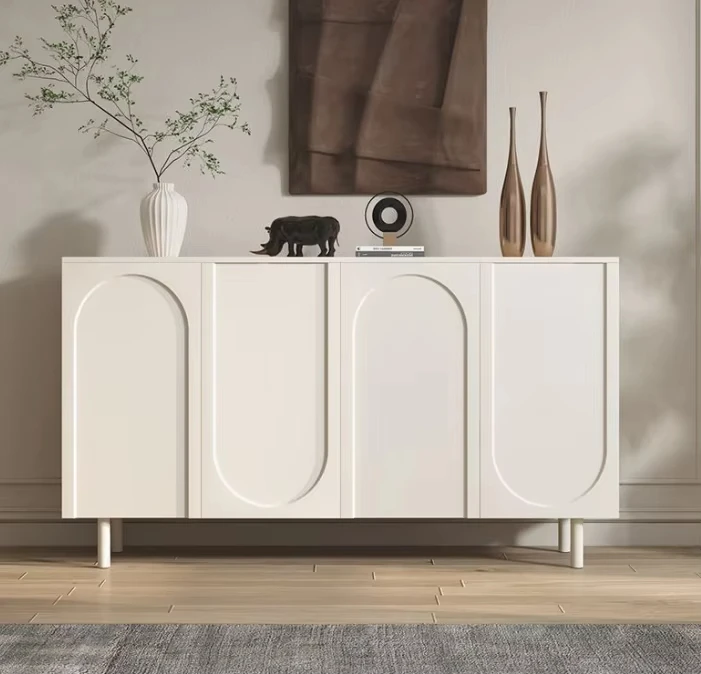 Large Capacity Solid Wood Modern Rustic Shoe Cabinet For Entry Storage Simple Locker For Foyer Balcony Or Dining For Small Space