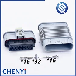 16 Pin Auto waterproof connector Car Front and rear bumper radar sensor plug 805-587-542 807-445 807-446 706-326 For Benz BMW