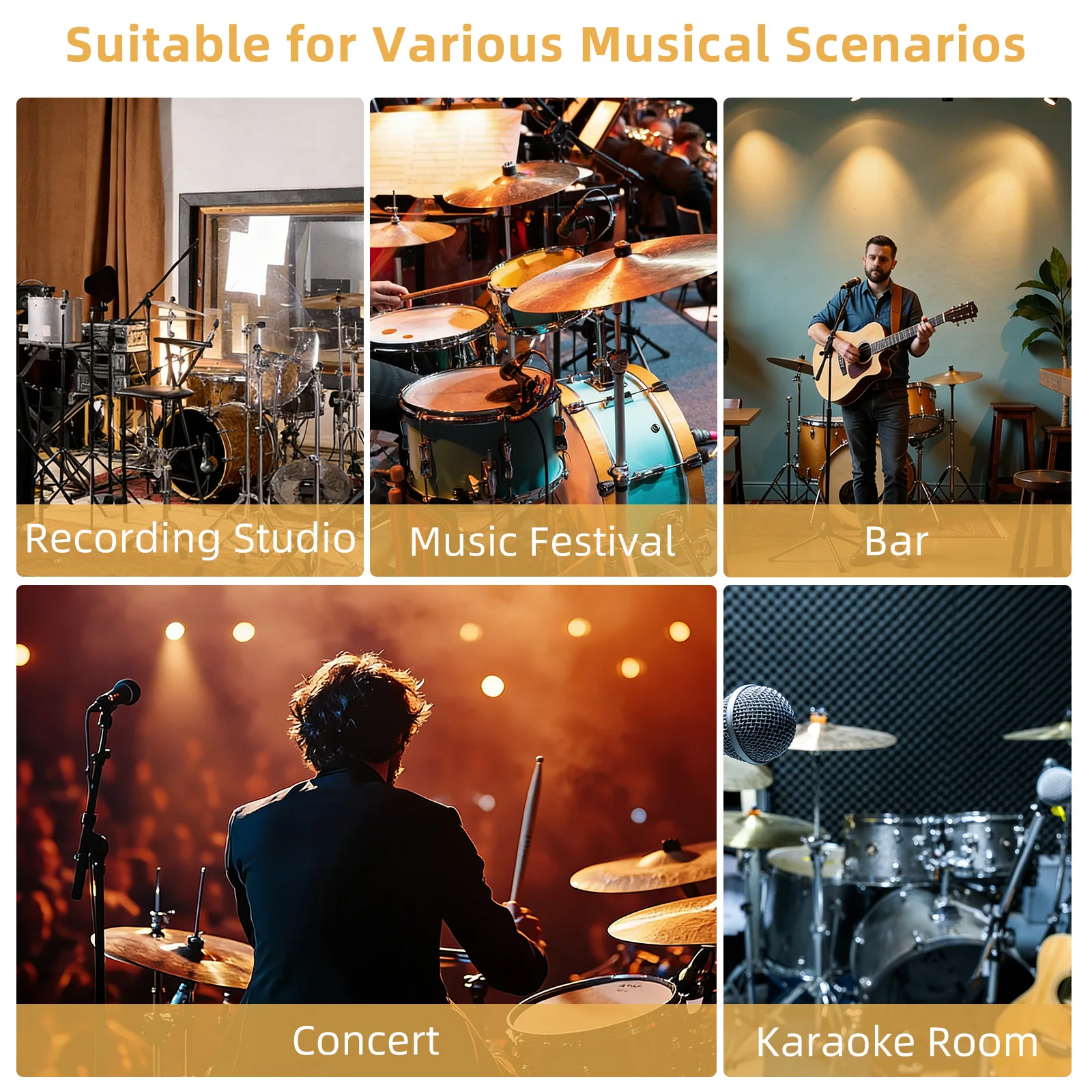 

Heavy Duty Cymbal Sizzler Chain Extension for Drum Kit Prolongs Sound Shiny Aluminum Alloy Flexible Reliable for Live