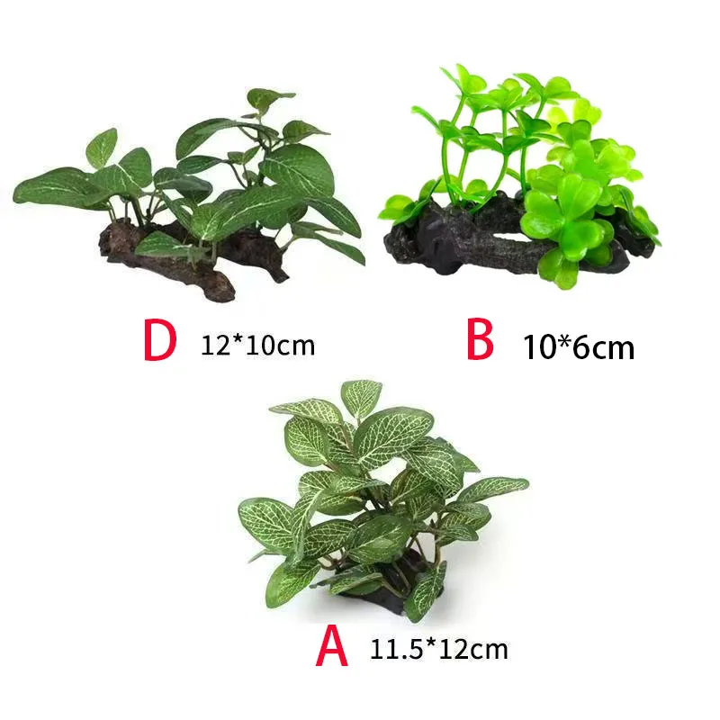 Plastic Artificial Turtle Tree Trunk Driftwood Aquarium Fish Tank Reptile Cylinder Making Roots Plant Wood Decoration Ornament