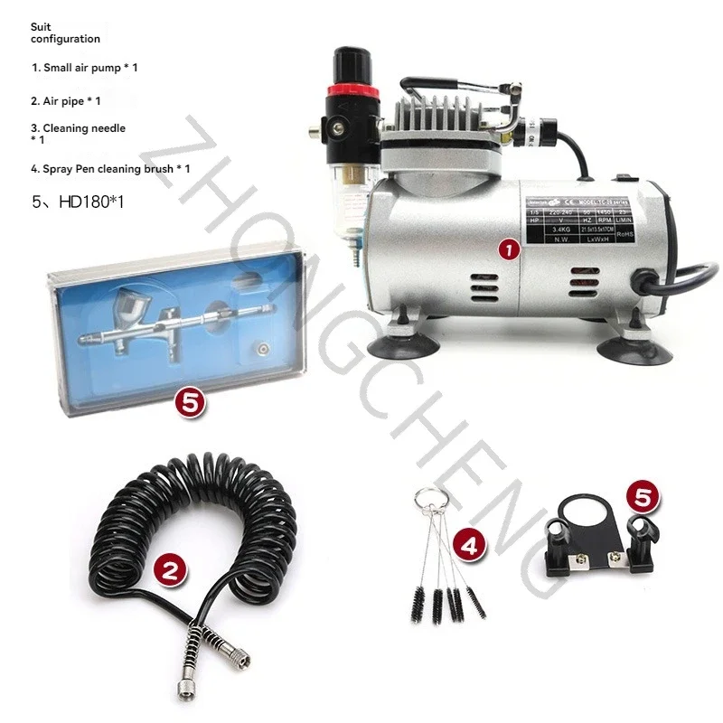 1PC Fountain Pen Air Pump Spray Painting, Coloring Spray Pump Furniture Repair, Cake Spray Gun