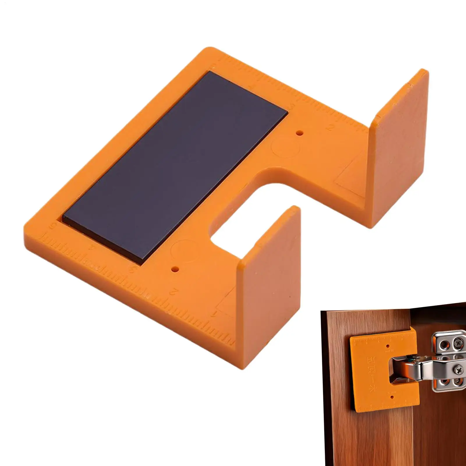 Hinge Installation Positioning With Magnetic Woodworking Quick Installation Aid Point Fixed Plate For Cabinet Door Panel Hinge