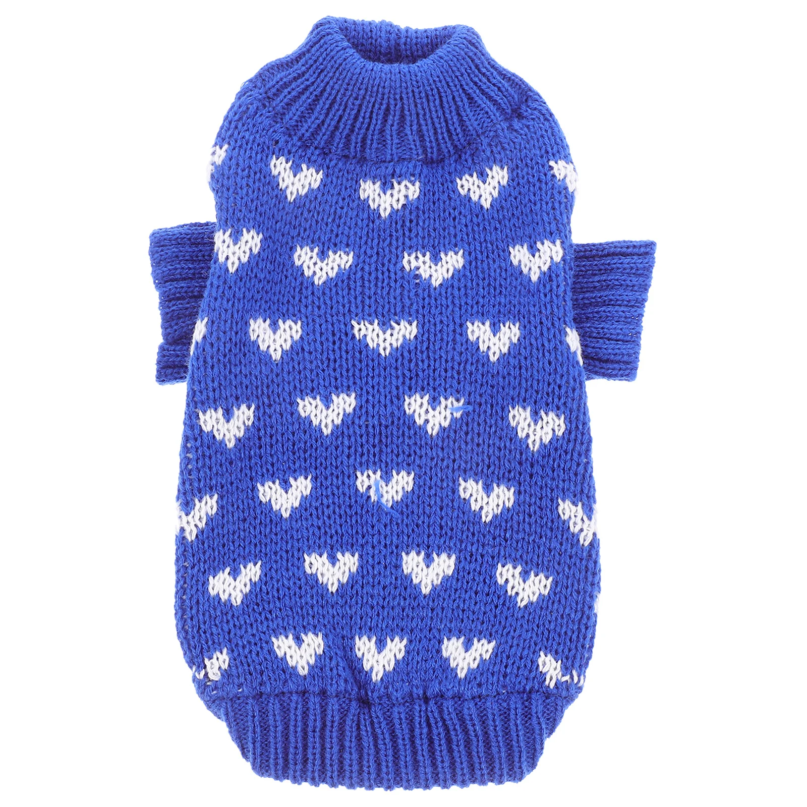 

Dog Sweater Knitwear Puppy Apparel Heart Pattern Turtleneck Warm Winter Outdoor Indoor Pet Clothing For Small Dogs Xs