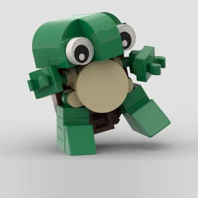 Creators Animal Series Model MOC Building Bricks Terrestrial Reptile Modular Technology Gifts Holiday Assemble Children Toy Suit