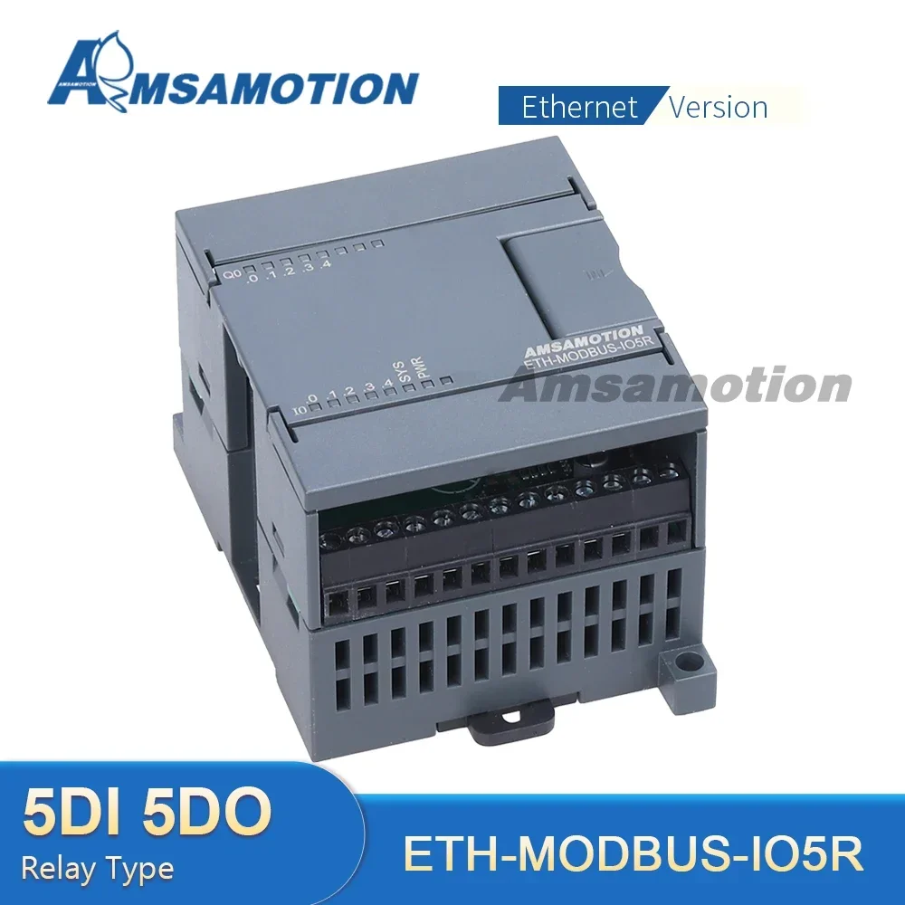 

ETH-MODBUS-IO5R TCP Convert Modbus RTU TCP To RS232/RS485 5DI/5DO Relay Type Ethernet Module