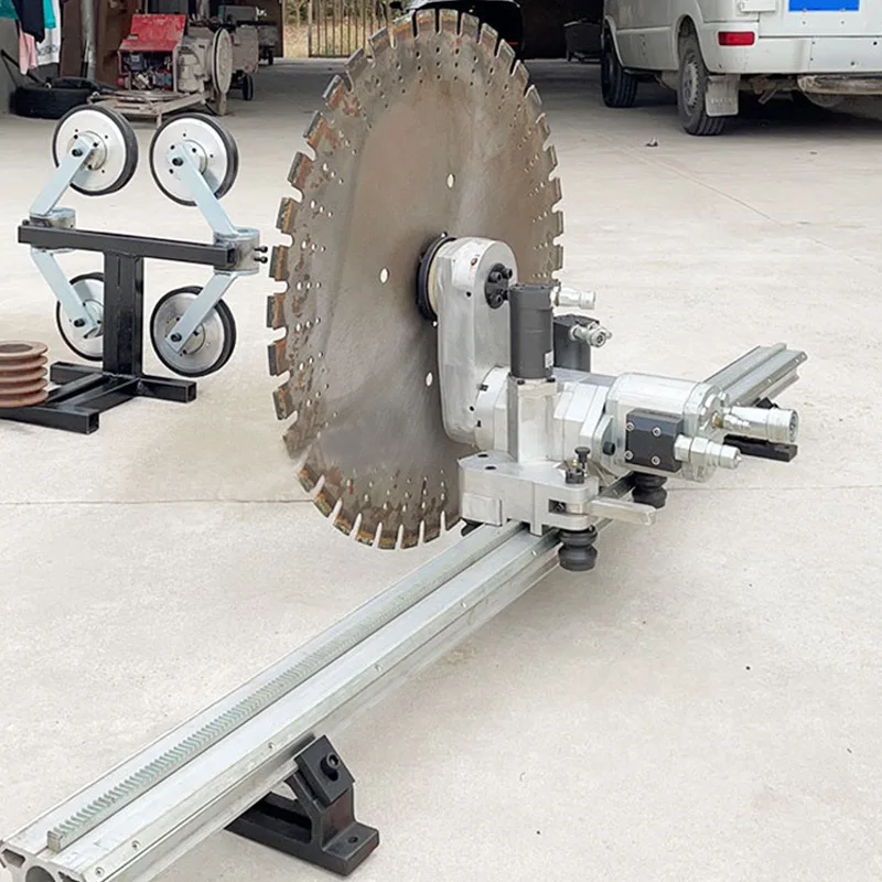 Hydraulic Industrial Bridge large circular wall saw cutting machinery for reinforced concrete