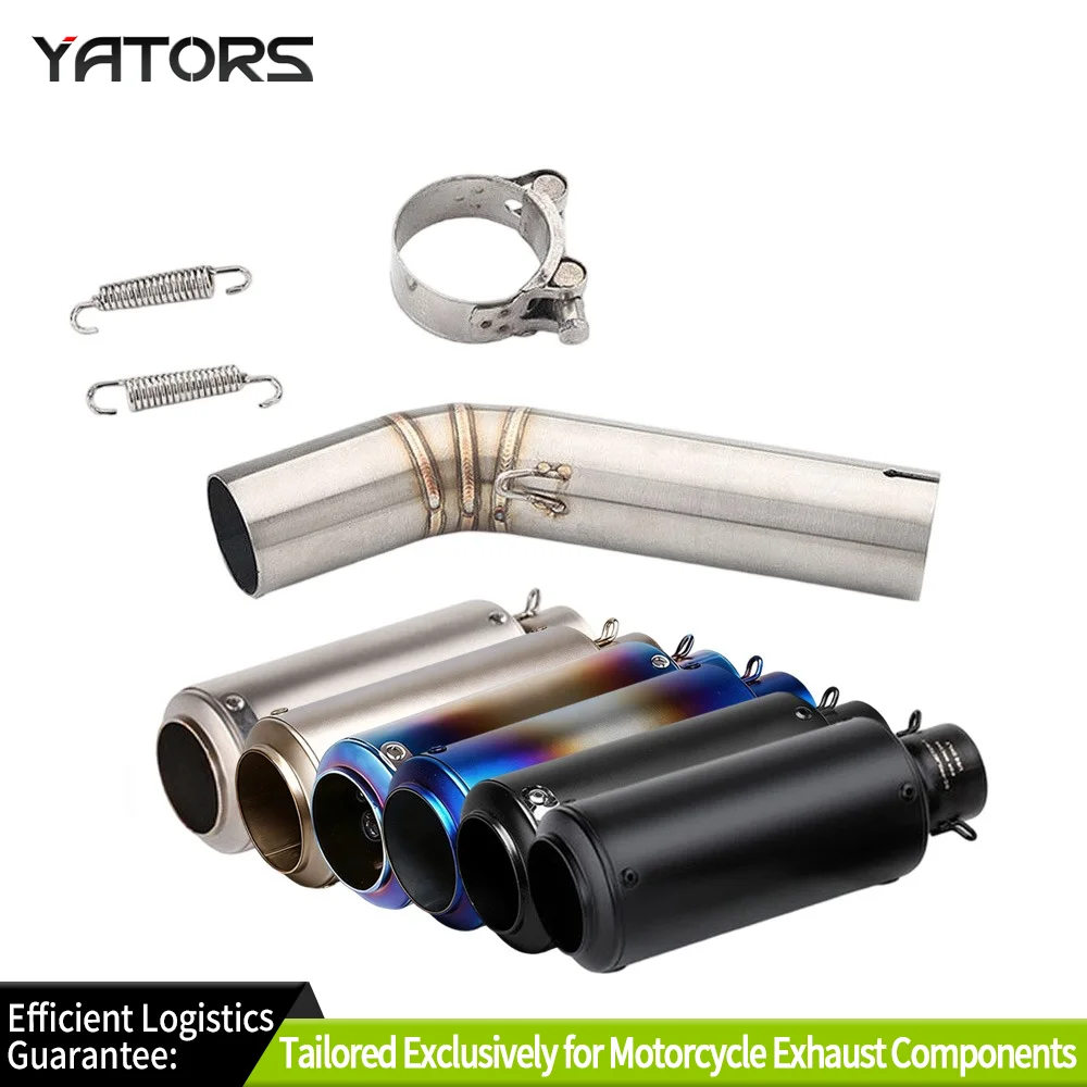 

Exhaust Systems Slip For Suzuki GSXR 750 600 2006-2007 Exhaust Tips Black Muffler Mid Link Pipe Exhausts Pipes