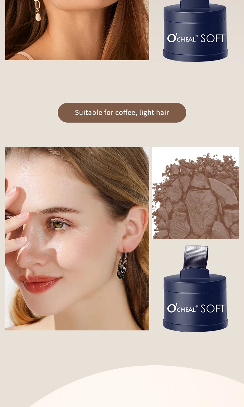 O'CHEAL Hairline Fluffy Powder Repair Volume Powder Shadow Shadow Powder Hair Concealer Coverage Fill Forehead Hairline – Detail 11
