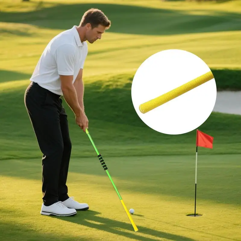 

Golf Swing Trainer Training Equipment Portable Golf Swing Skill Enhancer Club for Indoor Outdoor Course Backyard
