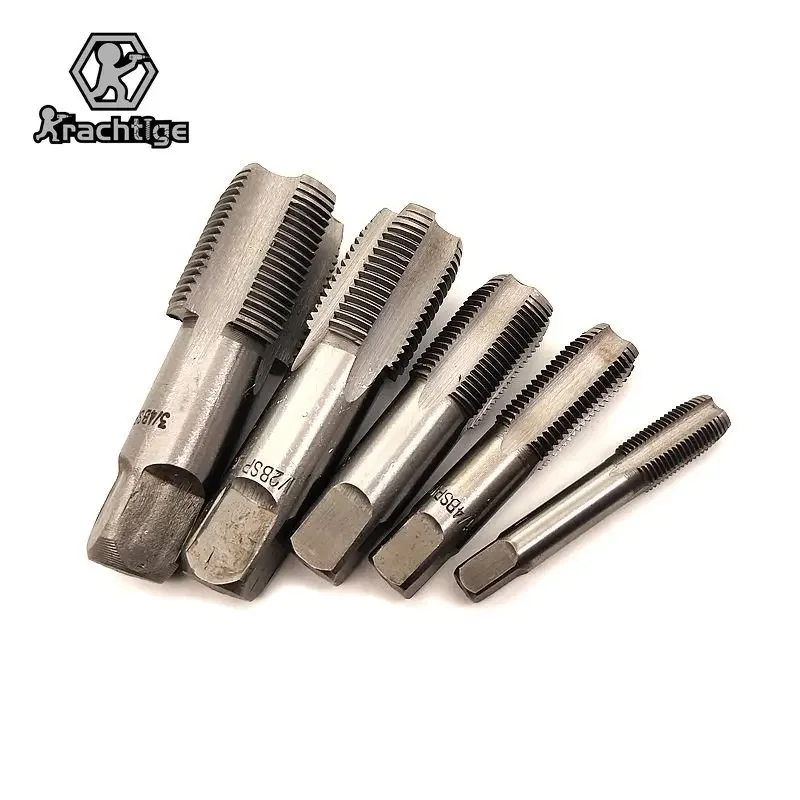 Hss Taper Pipe Tap And Die Grupo Metal Screw Thread Usinagem Ferramentas Threading Tool Bsp Pcs