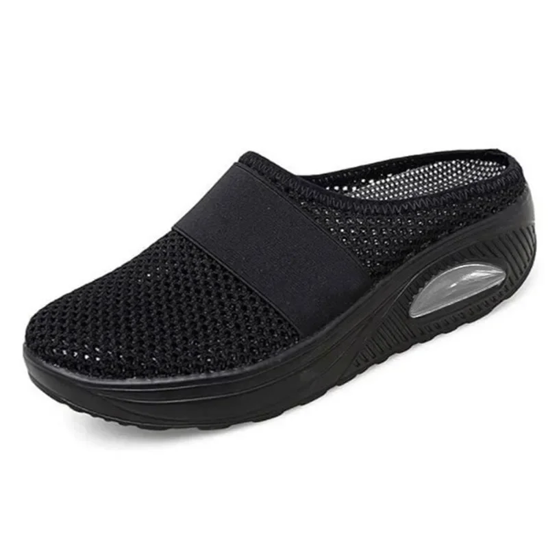 Women Wedge Slippers Premium Slippers Vintage Anti-slip Casual Female Platform Retro Shoes Plus Size Orthopedic Diabetic Sandals image 2