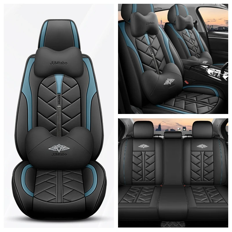 

Front+Rear 5 Seat Leather Car Seat Cover Set for Seat Toledo Leon IBX IBL Ibiza Exeo Ateca Arona Altea Automobiles Seat Covers