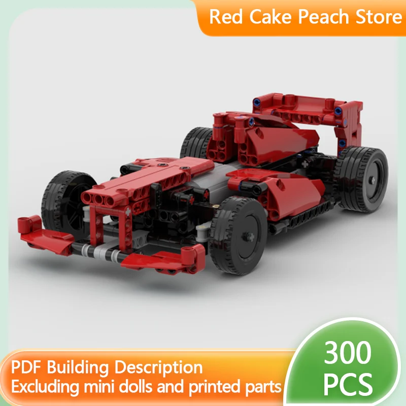 

Модель скоростного гоночного автомобиля MOC, строительные кирпичи, классическая формула, гоночный автомобиль, модульная технология, детский праздничный подарок, сборный игрушечный костюм