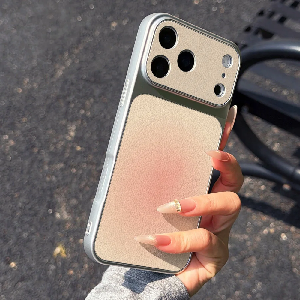Lichee Pattern Phone Case For iPhone 16 15 13 14 11 12 17 Pro Max Wrist Strap Lanyard With Holder Stand Silicone Soft Back Cover view 5