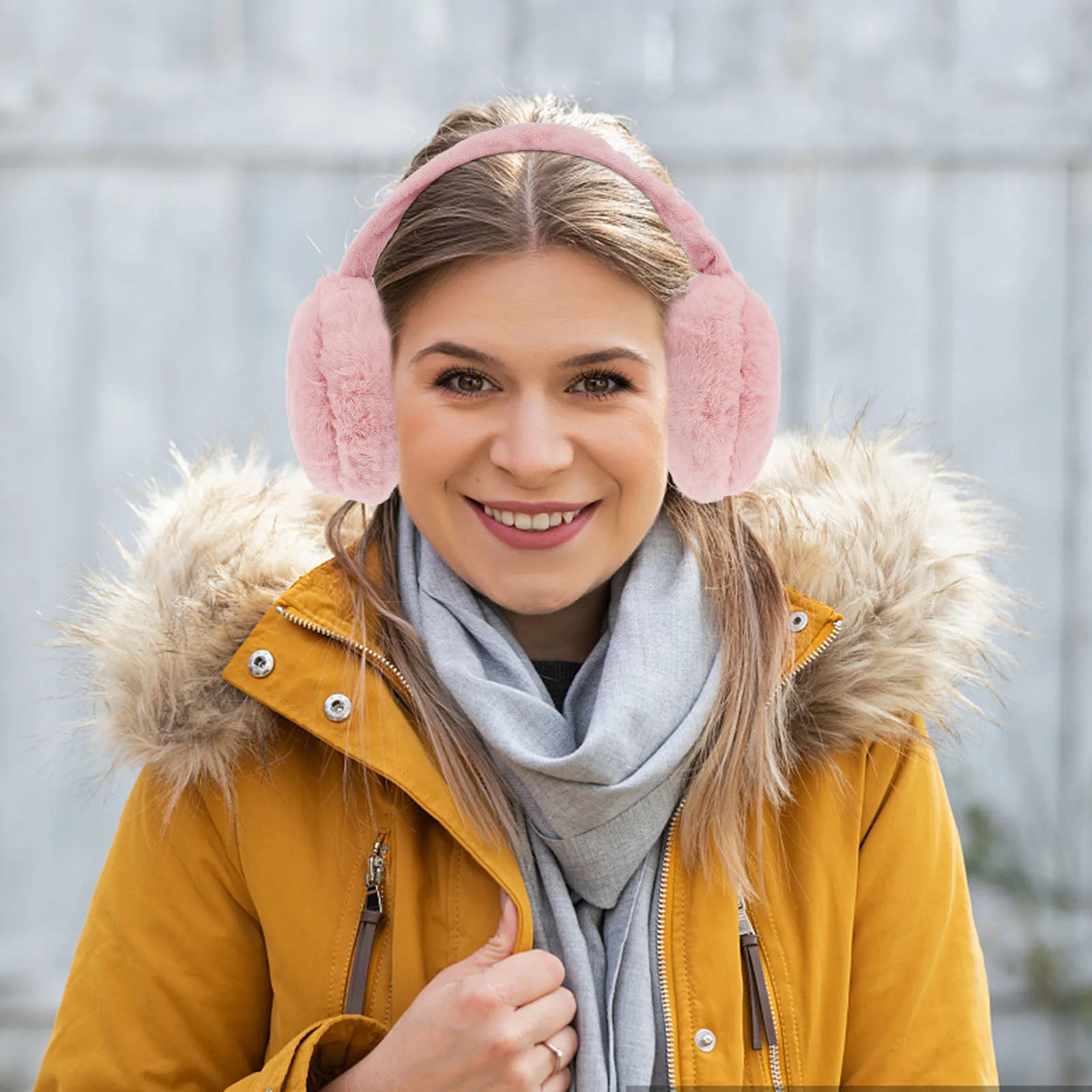 

1pc Cycling Women Women Muff Earmuff Muff Winter Cover Foldable Soft Winter Warm Ear Cover Earmuff Ear Warmer