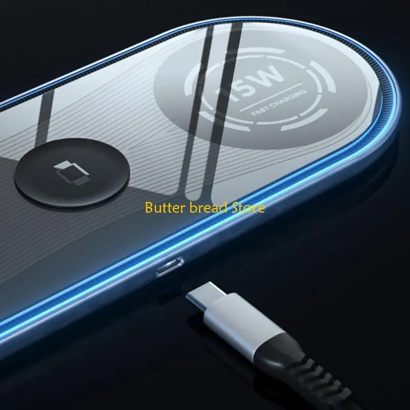 W89C Multifunktionale tragbare Mini-Schnellladestation für Apple 12 und mehr, 8 mm Reichweite