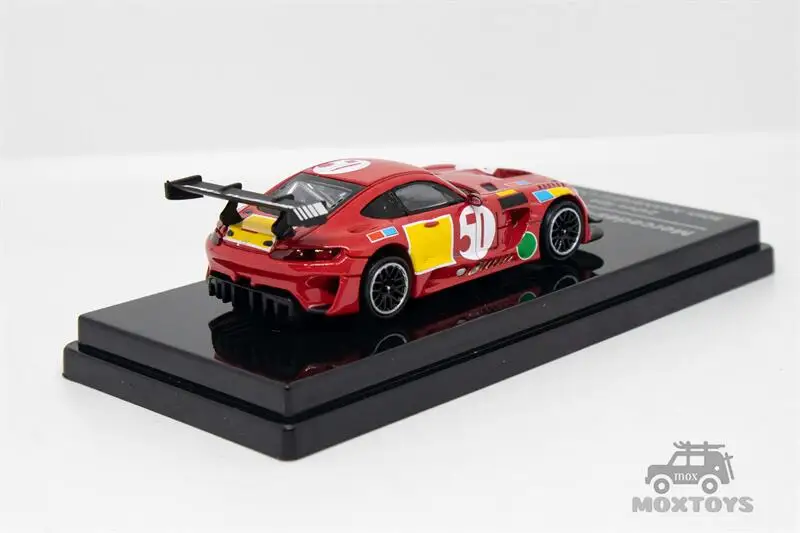 PARA64 1:64  GT3 EVO Red Pig #50 Custom Edition /Panda #90 Diecast Model Car