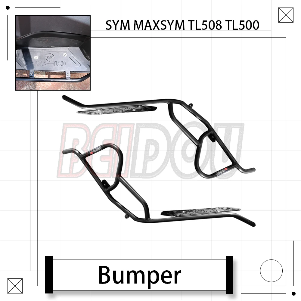 

For SYM MAXSYM TL508 TL500 508TL 500TL Motorcycle Modified Bumper Guard Bumper Surround Anti-Fall Bar