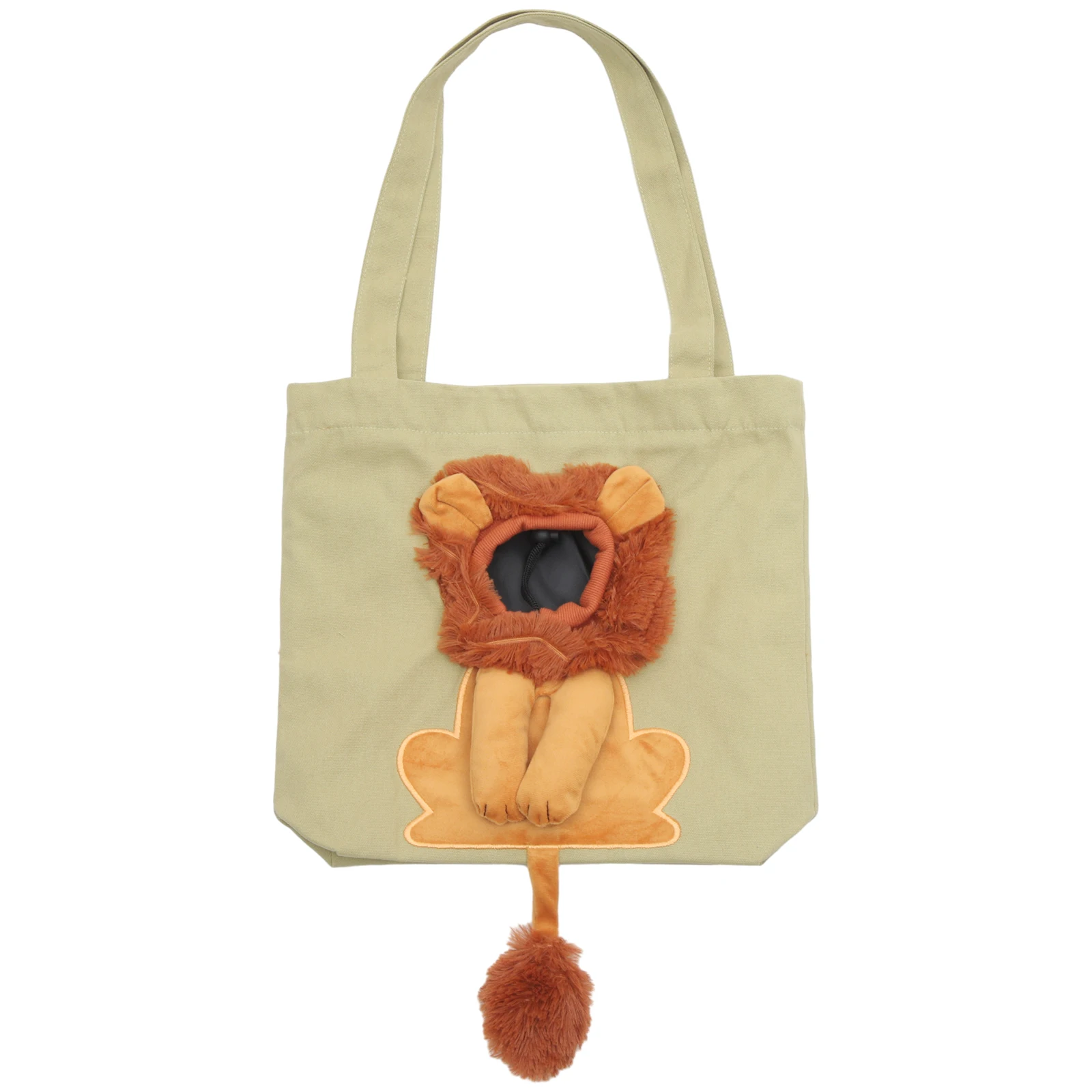 

Lion Pattern Canvas Pet Carrier Small Cat Travel Carrier Portable Shoulder Bag for Dogs Cat Carriers Pet Canvas Carrying Bag