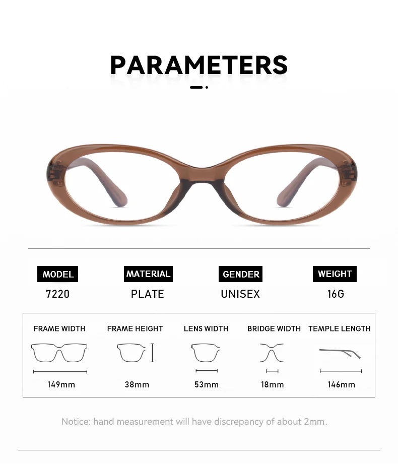 KANSEPT Damen-Brille für Mädchen, blaue Lichtgläser zum Lesen, Damenbrille, Lesebrille, Lunettes, Myopie, Herren – Detail 5