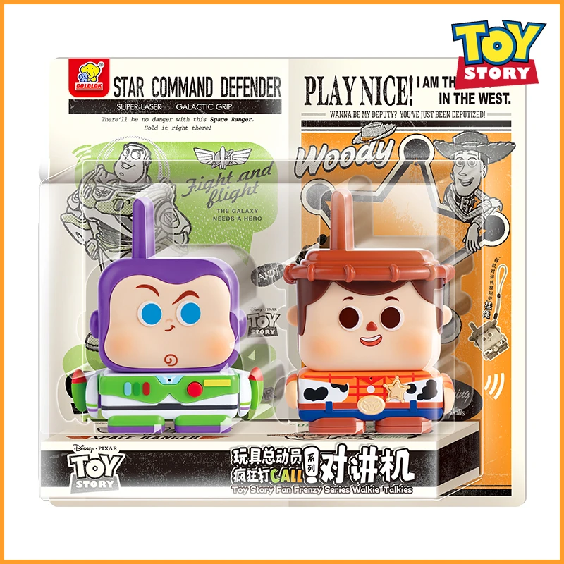 

Goldlok Toy Story Series Walkie-Talkies Вуди Базз Лайтер Социальная волшебная игрушка Крутая аниме-фигурка Рождественские подарки Детские кавайные игрушки
