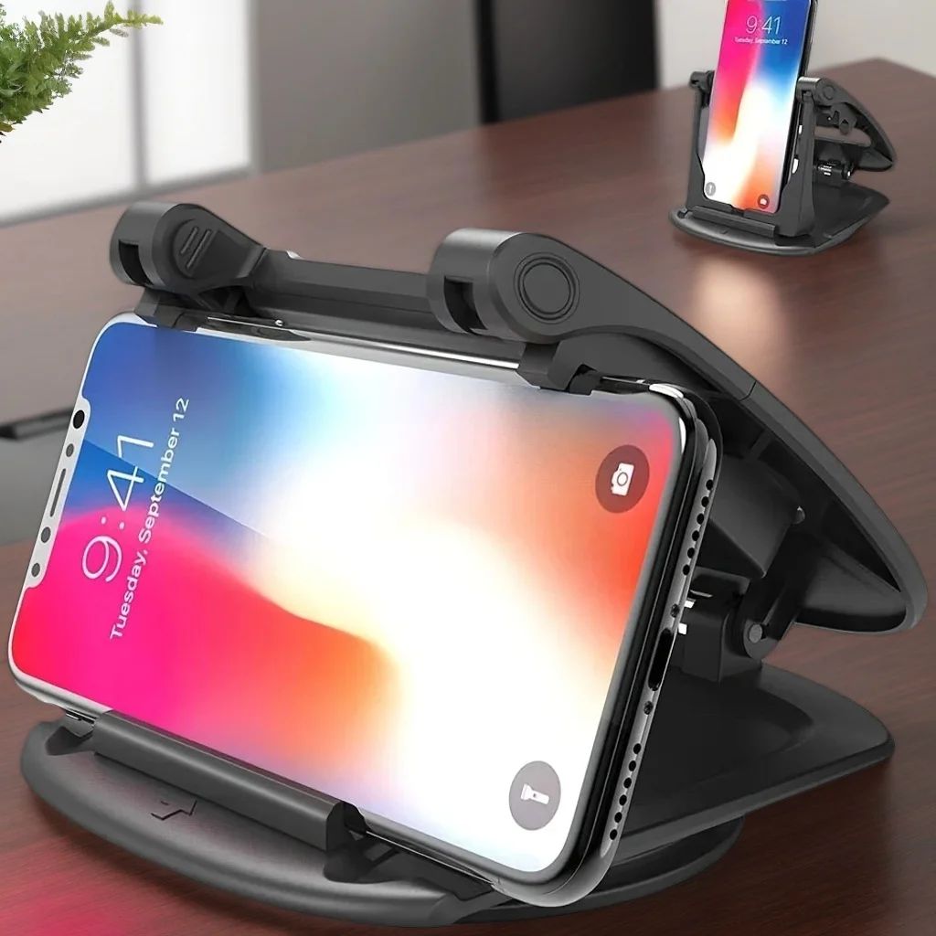 

Upgraded 360° Rotatable Car Phone Holder Dashboard Mount Horizontal Vertical Viewing Friendly Stand