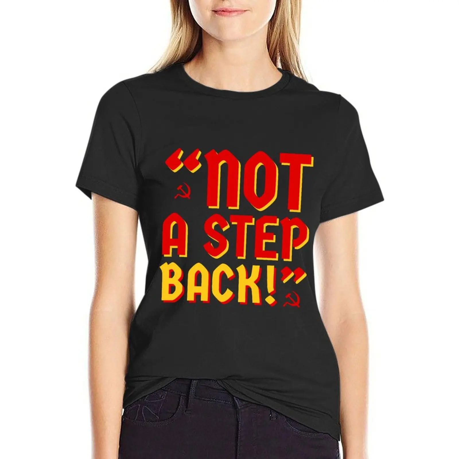 Order 227- Not a Step Back! (Kommunist) T-Shirt Blouse quick-drying quick drying Women's summer blouses 2024