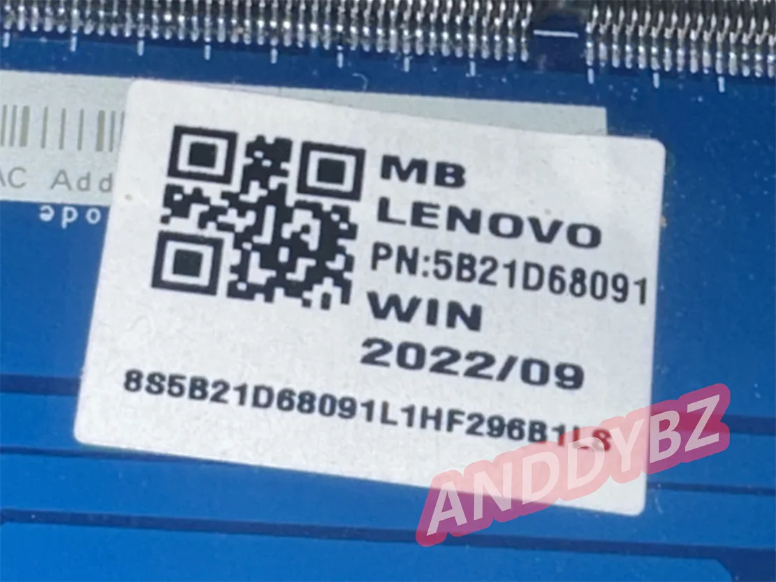 Original 5B21D68091 NM-E051 FOR Lenovo Ideapad 1-15IJL7  Motherboard WITH NN6000 CPU  TEST OK