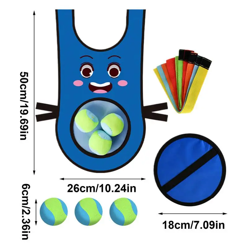 Sticky Target Ball Jersey Children Sticky Target Ball Breathable Multi-Functional Dodging Toy Set Playground Tossing Game