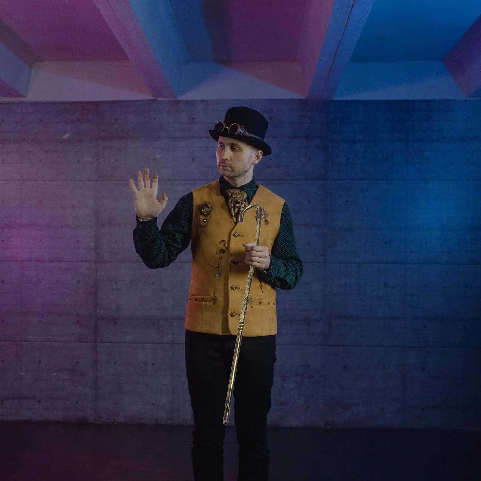 Bastone da ballo creativo stile mago per feste di Halloween, jazz, danza del ventre, accessorio per costumi per bambini e adulti, accessorio per performance sul palco