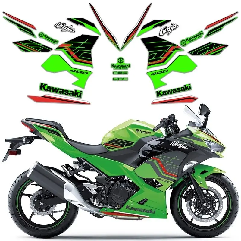 

Наклейка-пленка для мотоцикла Kawasaki Ninja 400 NINJA400 18-23, полная оклейка, цвет латте