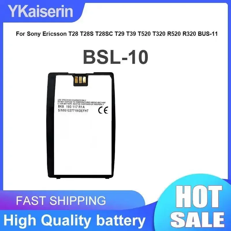 

For Sony Ericsson T28 T28S T28SC T29 T39 T520 T320 R520 R320 Bus-11 Bsl-10 High-Performance Mobile Phone Battery 650mAh