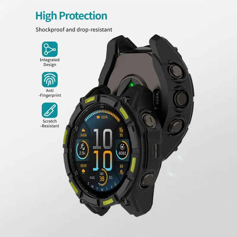 Étui de protection pour montre intelligente Garmin Fenix8, housse de protection anti-rayures, boîtier de montre anti-chute, remplacement de montre intelligente