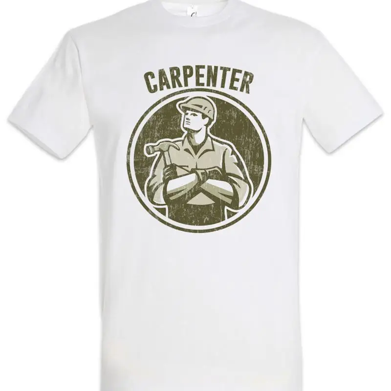 T-Shirt für Schreiner: Tischler, Holzarbeiten, Hammer, Schrankbauer