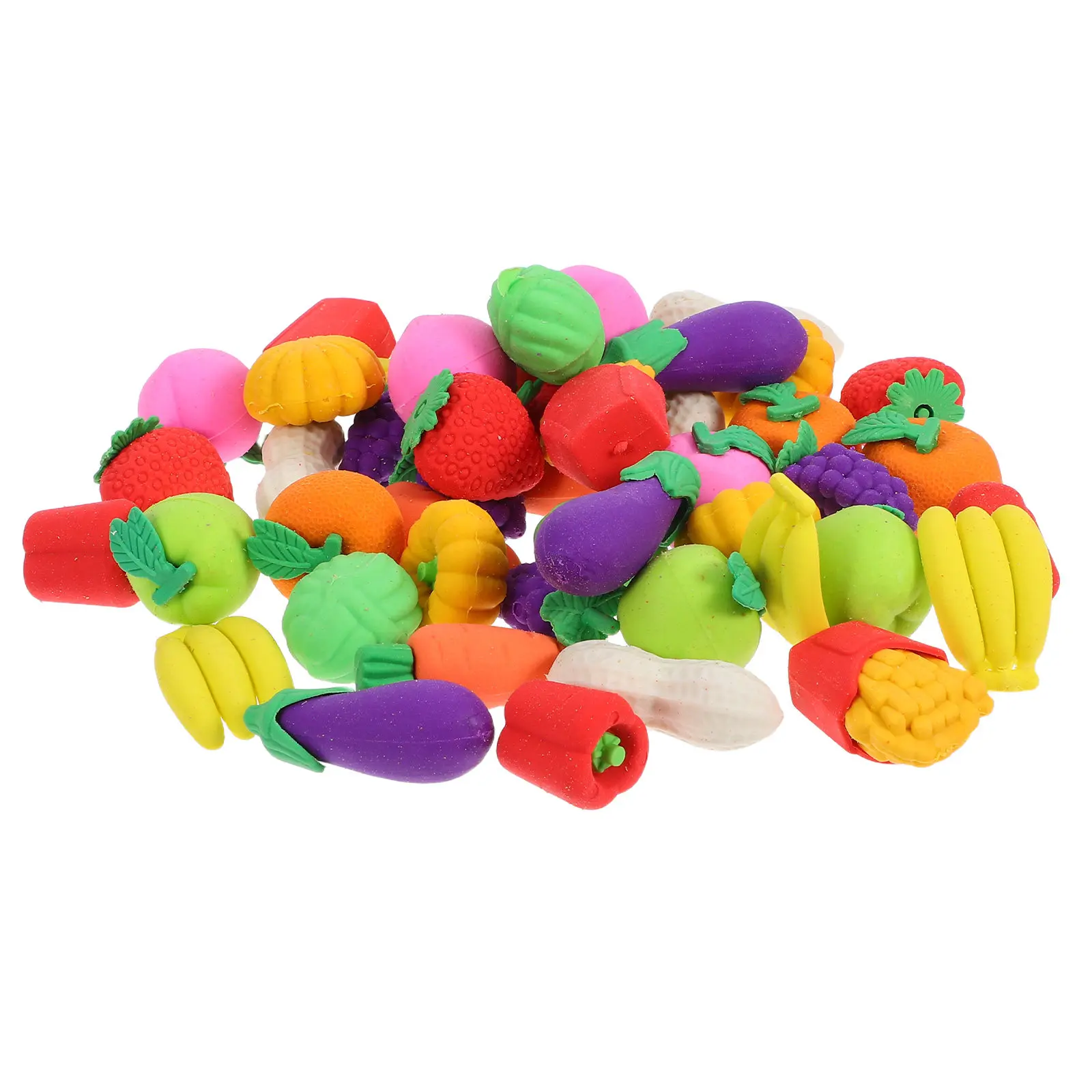 

46Pcs Cute 3D Erasers for Mini Animal Shape Erasers Classroom Party Favors School Supplies Small Fish Shape Eraser