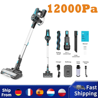 INSE N5 6 in 1 Cordless Vacuum Cleaner 12000Pa Suction Power 45mins Long Runtime 5 Stages Filtration with