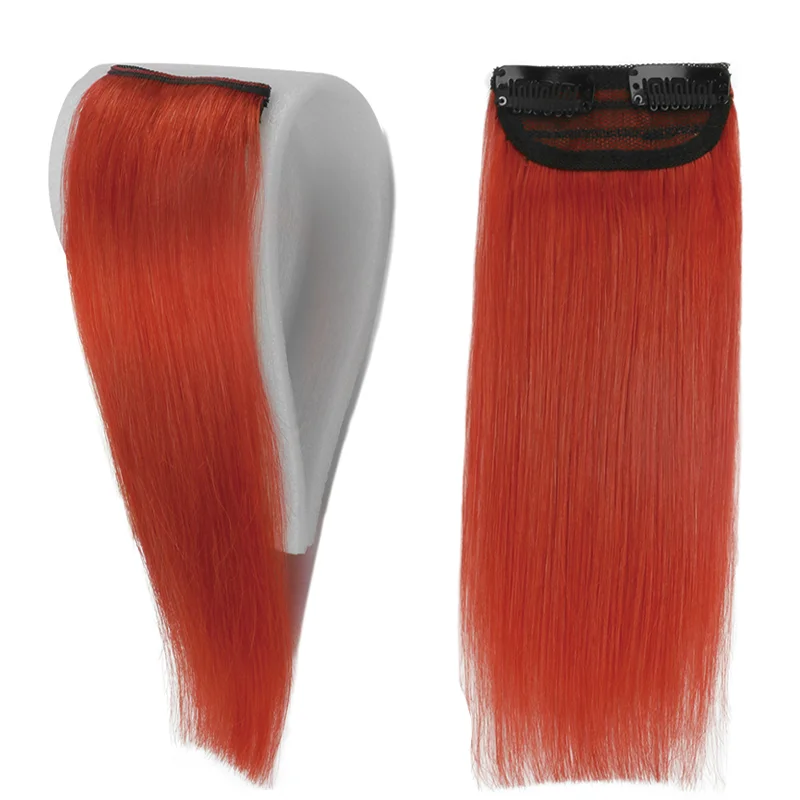 

Накладные пряди для волос своими руками для женщин, 2 клипсы, прямые, из натуральных человеческих волос, термостойкие, мягкие, для создания прядей, придают естественный объем