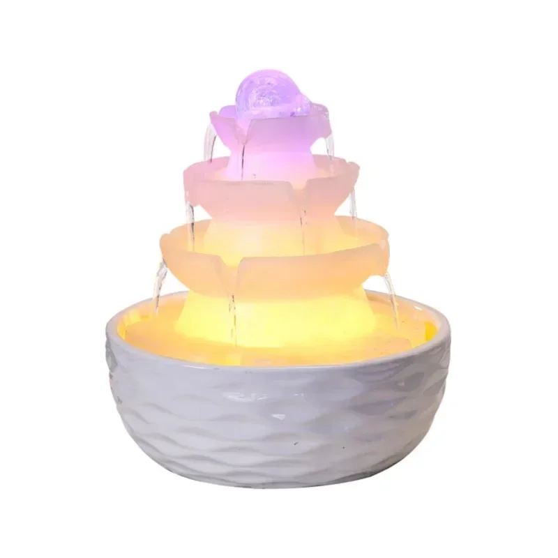 

fountain desktop flowing water ornament circulating water living room lucky small feng shui ball opening gift