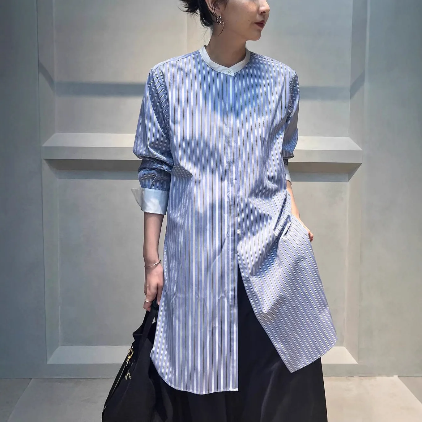 

Women's Autumn Winter New Romantic Stylish Ins Lazy Stripe Shirt Slim Comfortable Top y2k