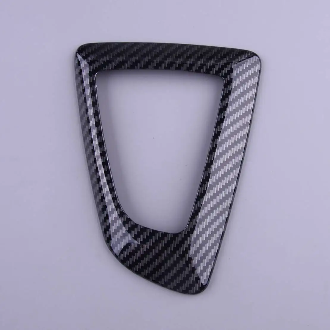 

Black Carbon Fiber Gear Shift Knob Panel Frame Cover Trim Fit for BMW 1 2 3 4 5 6 7 Series X3 X4 X5 X6 LHD