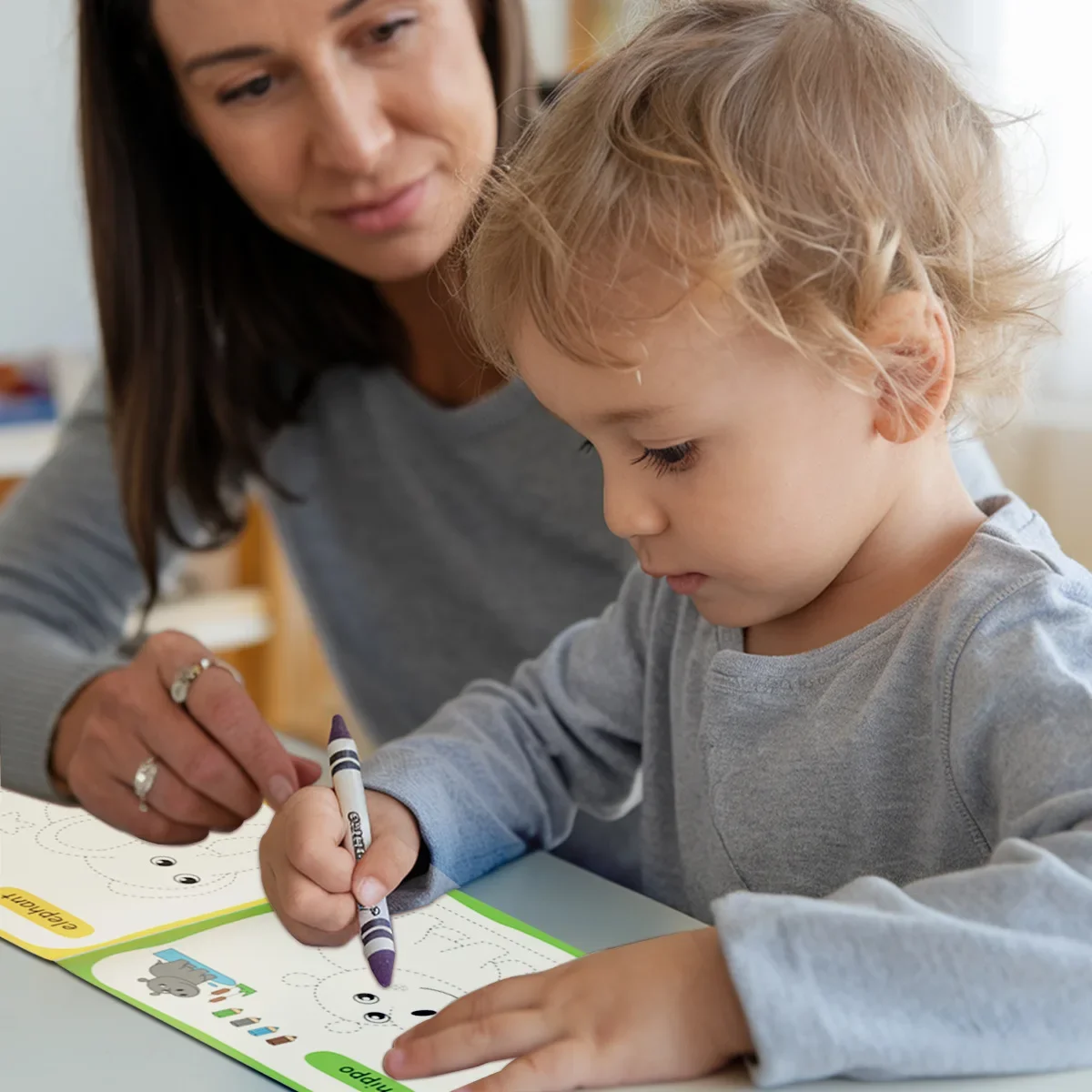Malbuch für Kinder von 3-6 Jahren, geeignet für Jungen/Mädchen in der frühkindlichen Bildung (Set mit 10 Büchern) – Detail 10