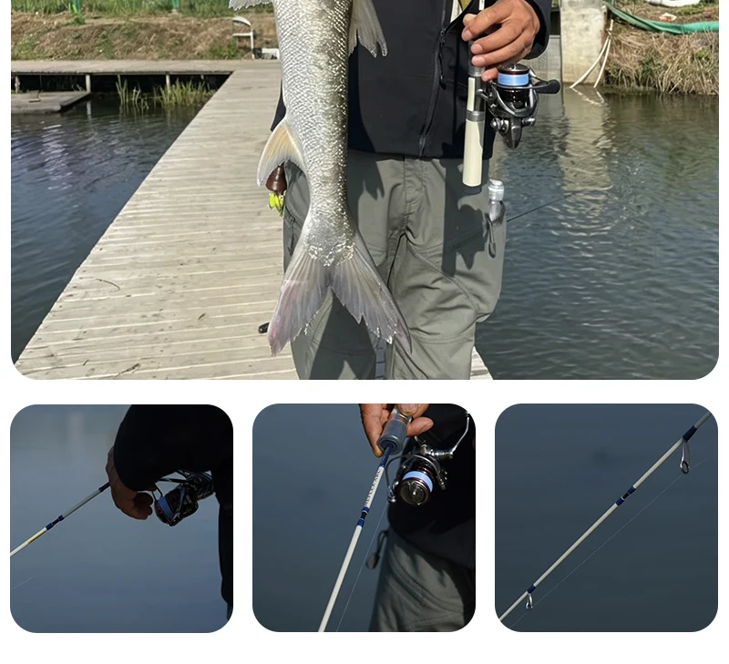 PURELURE NEUE REFLEX ARC Flick Cast 0,6-7g BFS Rute 4,9FT FUJI SIC Ring Vollkork-Rollenhalterung für Forelle Barsch Bass Hecht – Detail 18