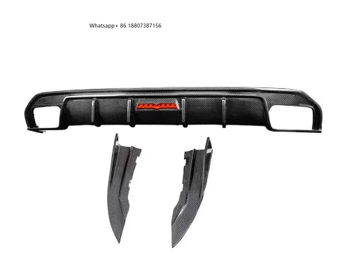 

Новинка для 4 серии G26: Задний бампер из сухого карбона с накладкой и вырезами под выхлоп - Установка на болтах, комплект для модернизации