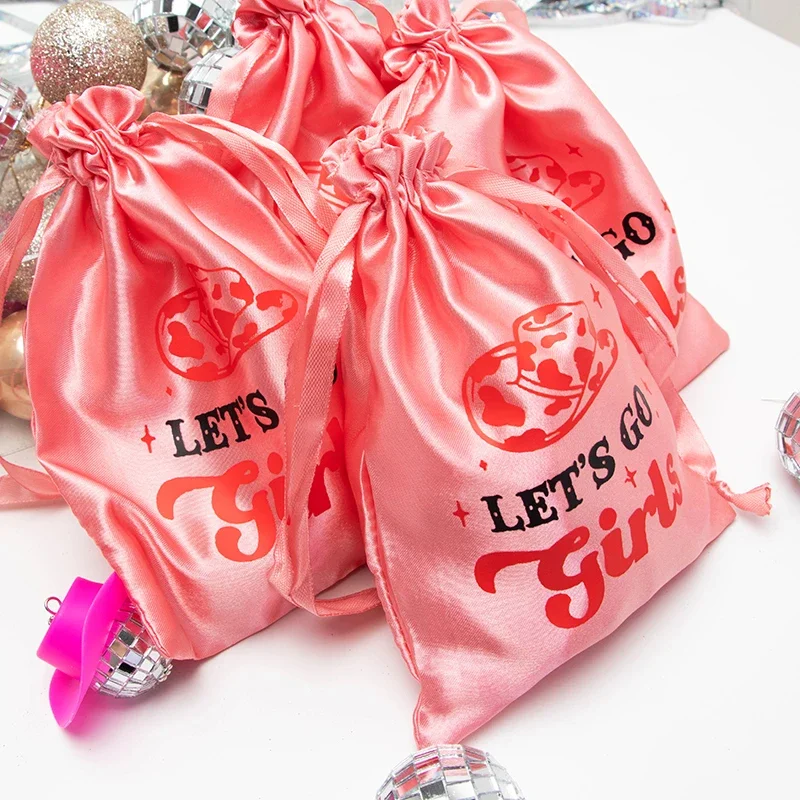 5pcs Let’s Go Girls Hangover Recovery Kit bags Disco Space Cowgirl Bachelorette Party bridal shower bride to be Nash Bash gift