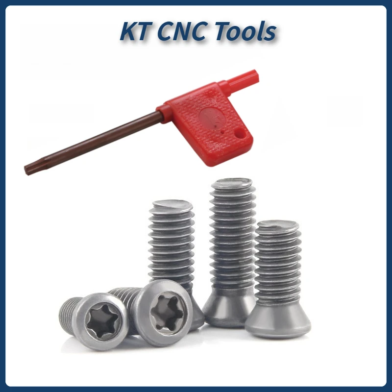 

CNC Torx Screw M1.6 M1.8 M2.0 M2.2 M2.5 M3.0 M3.5 M4.0 M5.0 M6.0 Lathe Tool Holder Screw Set+1 CNC Screwdriver
